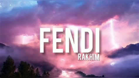 fendi rakhim testo|fendi lyrics romanized.